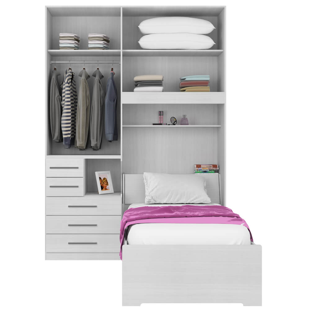 Dormitório De Solteiro 1225 Branco