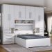 Dormitório Queen Size  Completo 1223 Branco