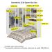 Dormitório Queen Size Completo 1218 Branco