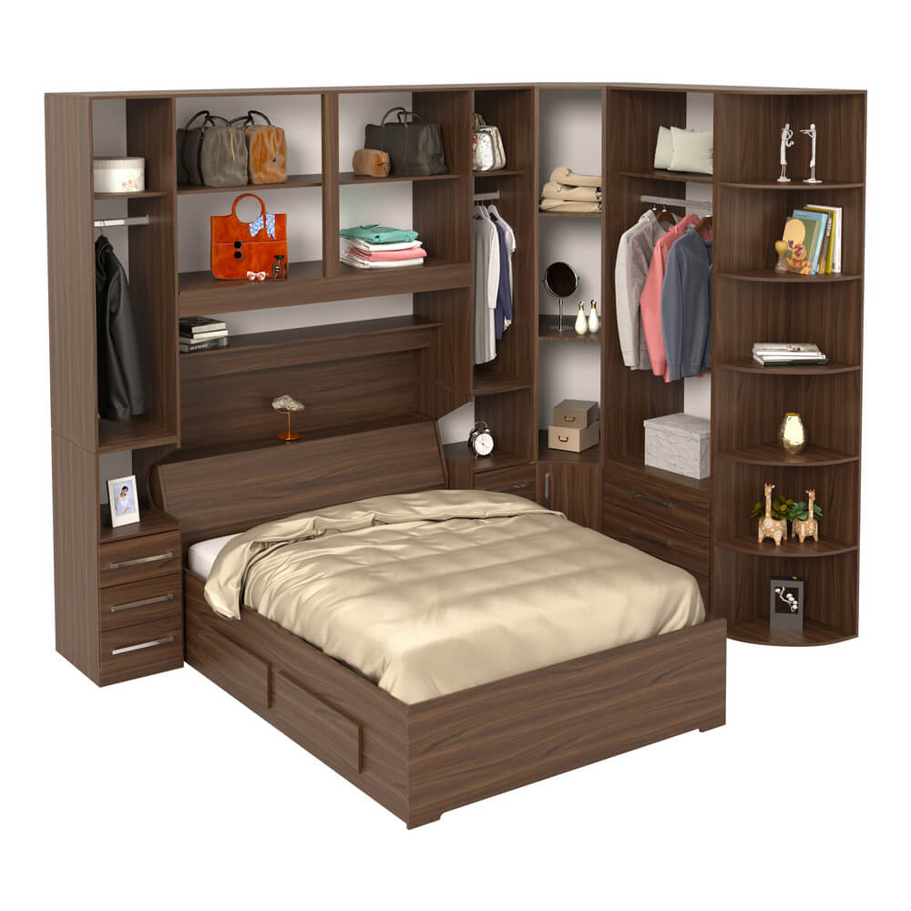 Dormitório Queen Size Sem Cama 1219S San Remo
