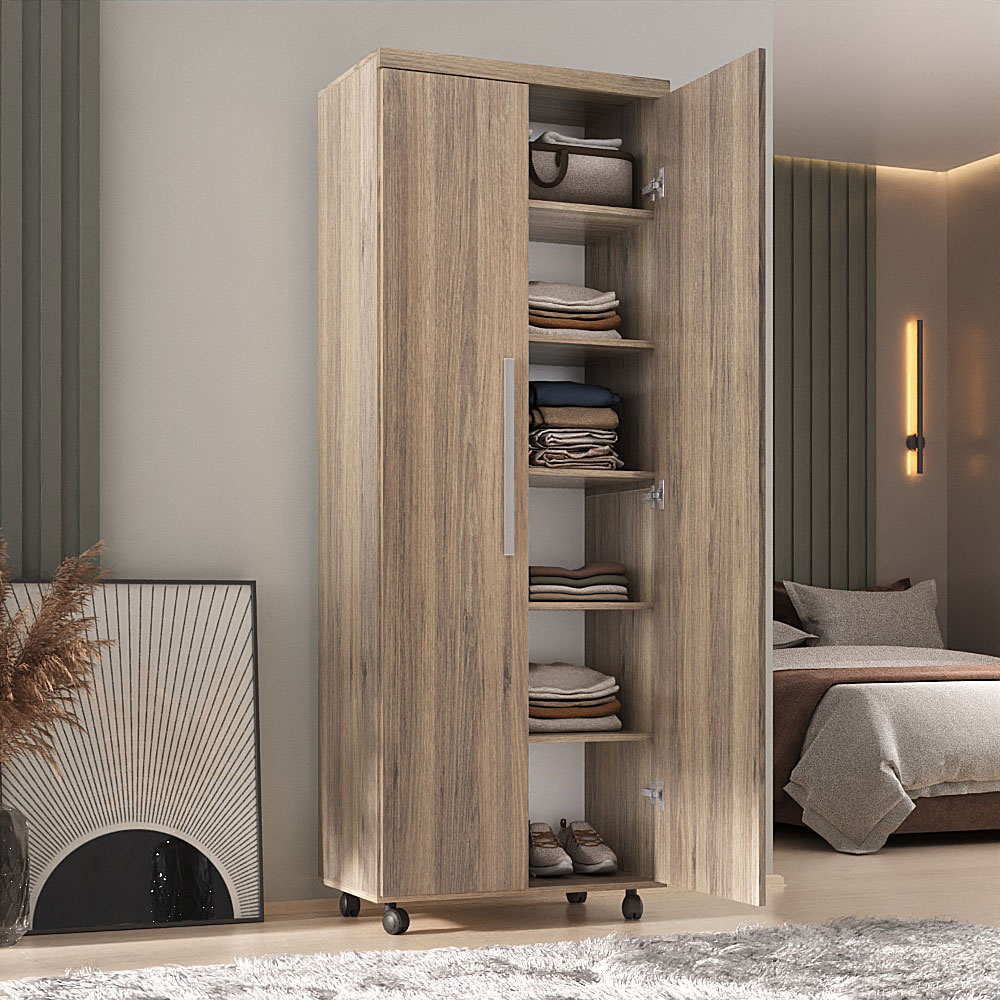 Multiuso Elegance 2 Portas 1305 Ilan Castanho