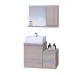 Conjunto Gabinete Banheiro CROSS 60 Madeirado Inteiro