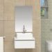 Conjunto Gabinete Banheiro JOY 45 Branco Inteiro