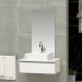 Conjunto Gabinete Banheiro JOY 60 Branco Inteiro