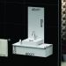 Conjunto Gabinete Banheiro JOY 80 Branco Inteiro
