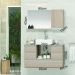 Conjunto Gabinete Banheiro POLO 80 Madeirado Inteiro