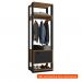 [OUTLET] Guarda-Roupa Closet Titan 1 PT Preto e Freijó