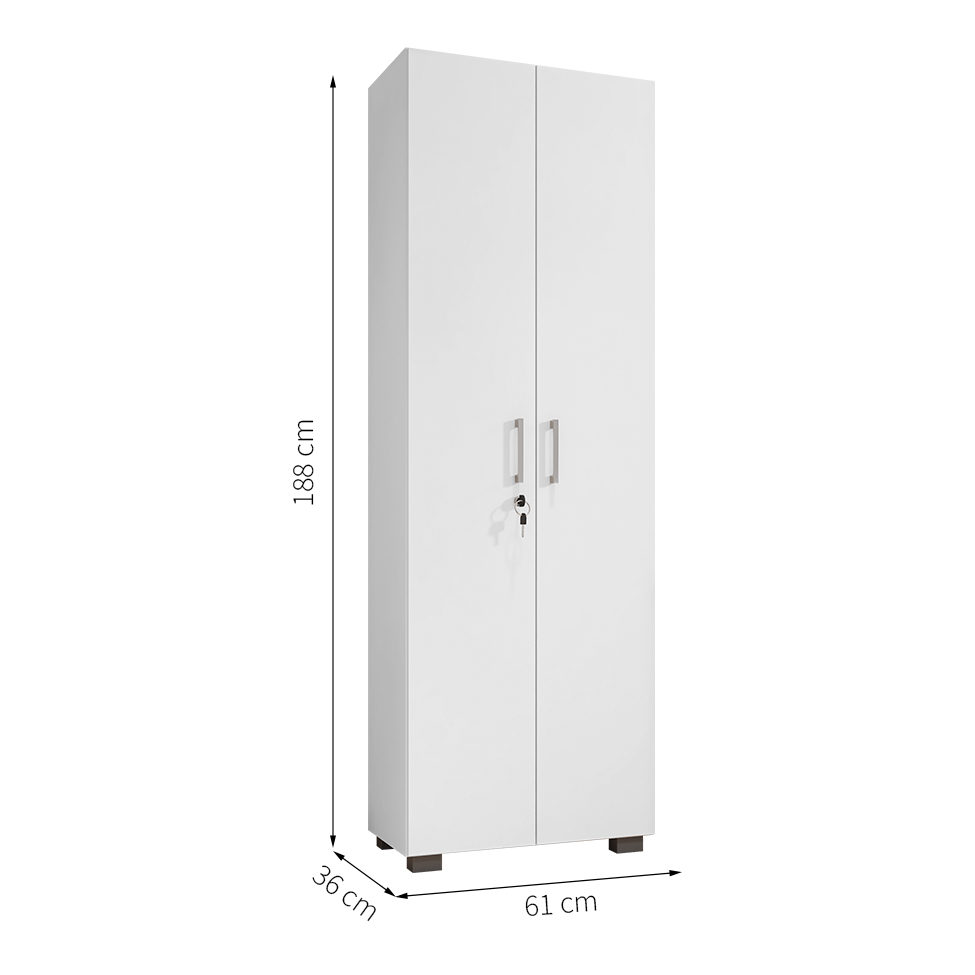 Armário Multiuso Lino 2 PT Branco