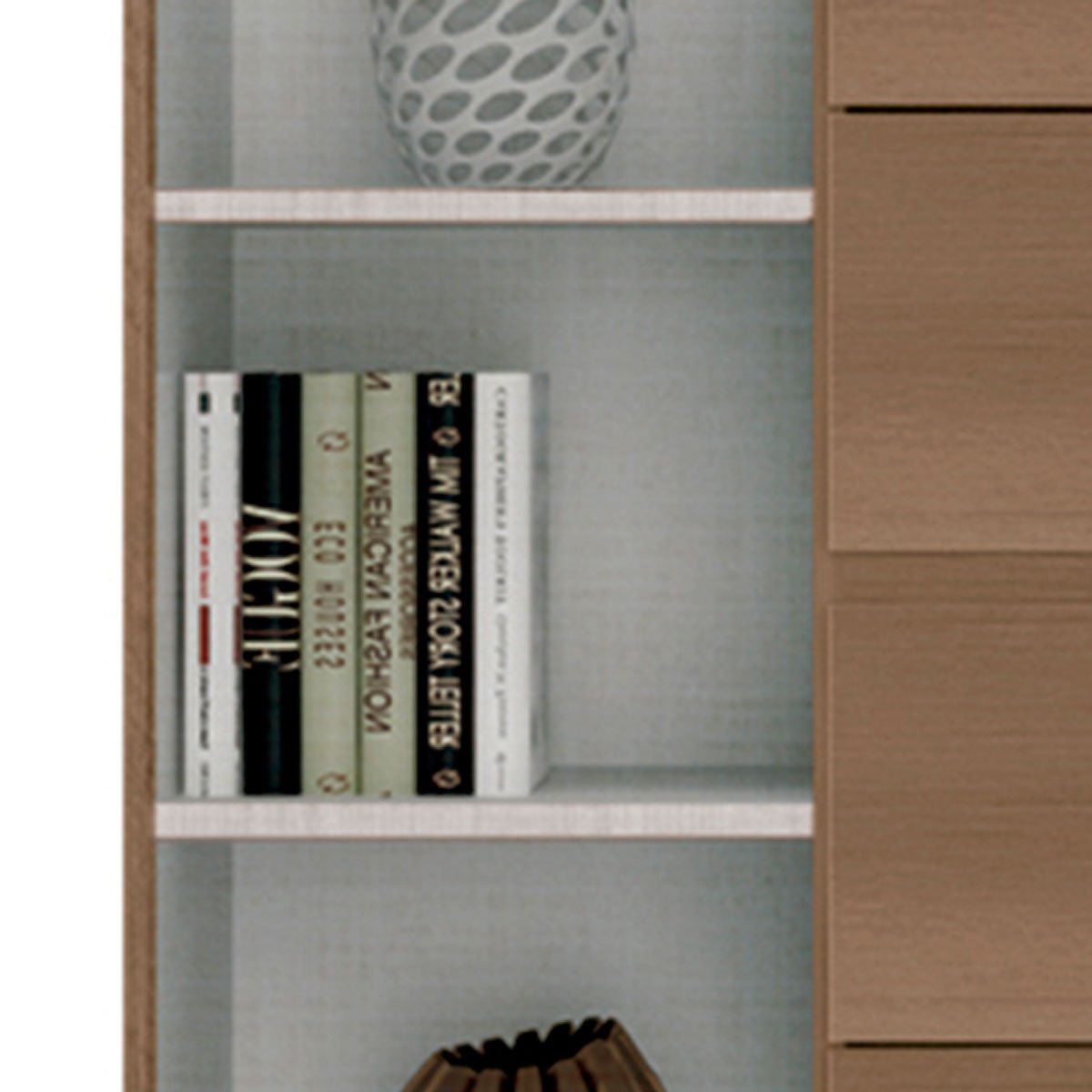 Cômoda Sapateira para Quarto 1 Porta 4 Gavetas Lisa Carvalho Oak