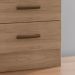 Cômoda Sapateira para Quarto 1 Porta 4 Gavetas Lisa Carvalho Oak