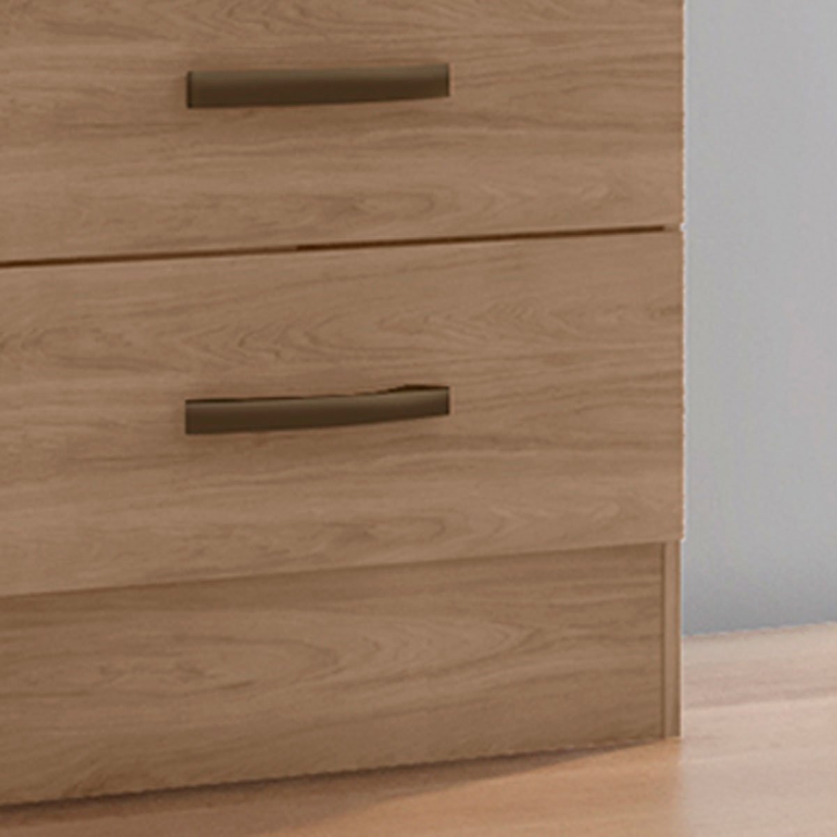 Cômoda Sapateira para Quarto 1 Porta 4 Gavetas Lisa Carvalho Oak