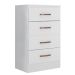 Cômoda para Quarto 4 Gavetas Lisa MDP Branco