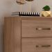 Cômoda para Quarto 4 Gavetas Lisa MDP Carvalho Oak