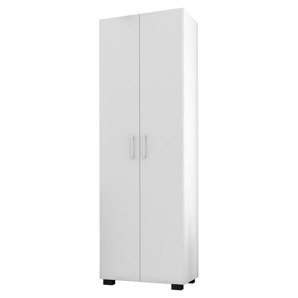 Estante Livreiro Multiuso 2 Portas Office Branco - Móveis Leão