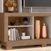 Estante para Tv de até 47 Polegadas 8 Nichos e 2 Portas Mari Carvalho Oak/Off White