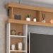 Estante para Tv de até 47 Polegadas 8 Nichos e 2 Portas Mari Nature/Off White