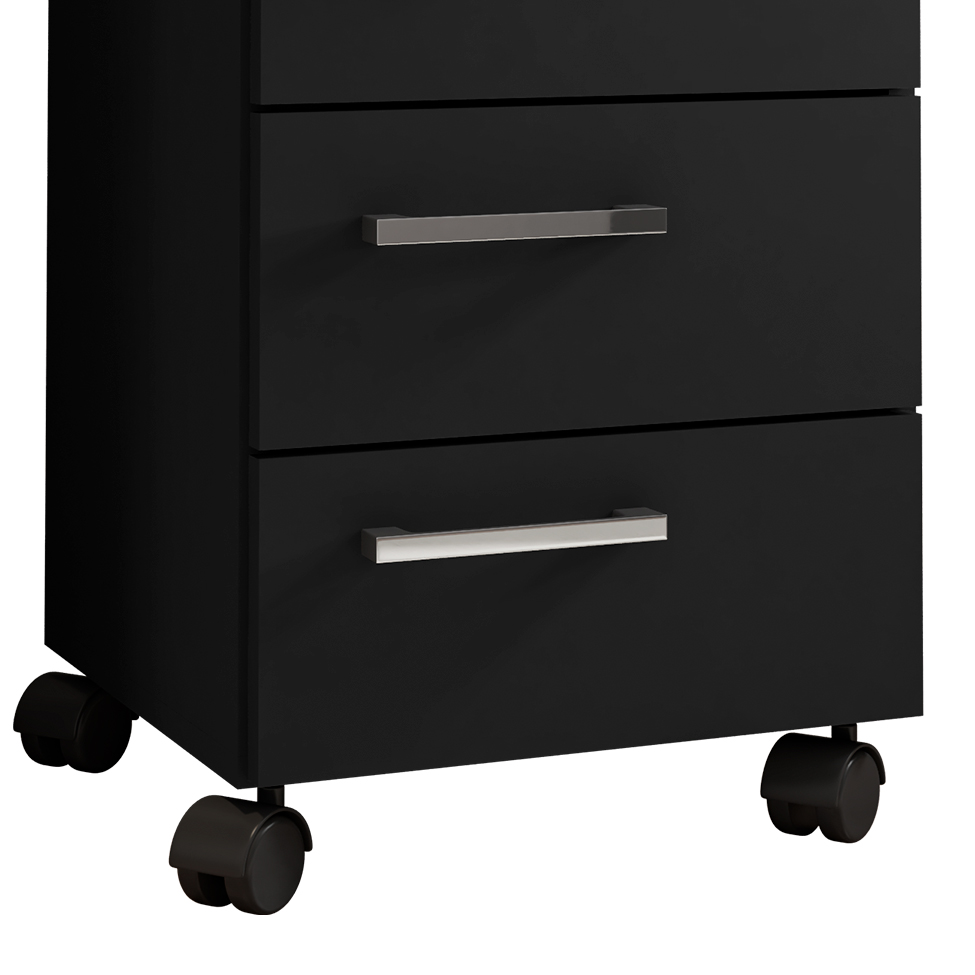 Gaveteiro 4 GV Paris Preto