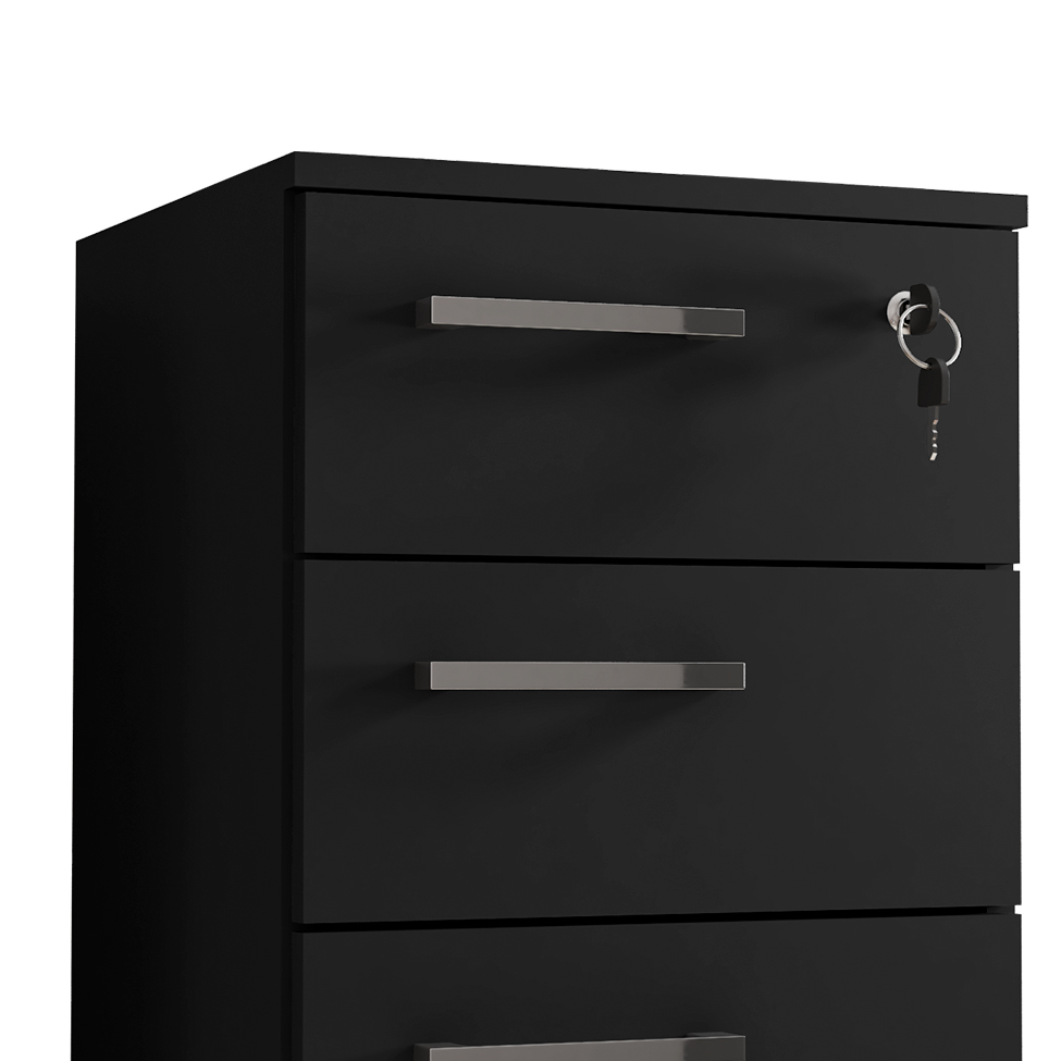 Gaveteiro 4 GV Paris Preto