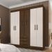 Guarda Roupa Casal 6 Portas 3 Gavetas Lion - Móveis Leão