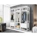 Guarda-Roupa Closet Modulado Titan 1 Porta 2 Gavetas Branco