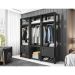 Guarda-Roupa Closet Modulado Titan 1 Porta 2 Gavetas Preto