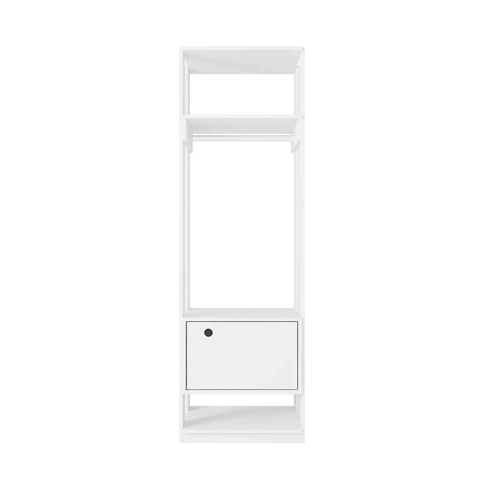 Guarda-Roupa Closet Titan 1 Porta Branco