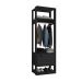 Guarda-Roupa Closet Titan 1 Porta Preto