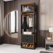 Guarda-Roupa Closet Titan 2 GV Preto e Freijó