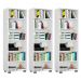 Kit 3 Estantes Livreiro Multifuncional 6 Prateleiras Office Branco - Móveis Leão