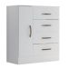 Kit Guarda-Roupa Casal 6 Portas e Cômoda Sapateira 1 Porta Lisa Branco
