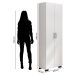 Livreiro 5 Prateleiras c/ Portas Grandes Office Branco