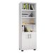 Livreiro 5 Prateleiras c/ Portas Pequenas Office Branco
