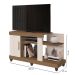 Rack para Tv até 42 Polegadas 1 Porta 2 Nichos Aurora Carvalho Oak/Off White