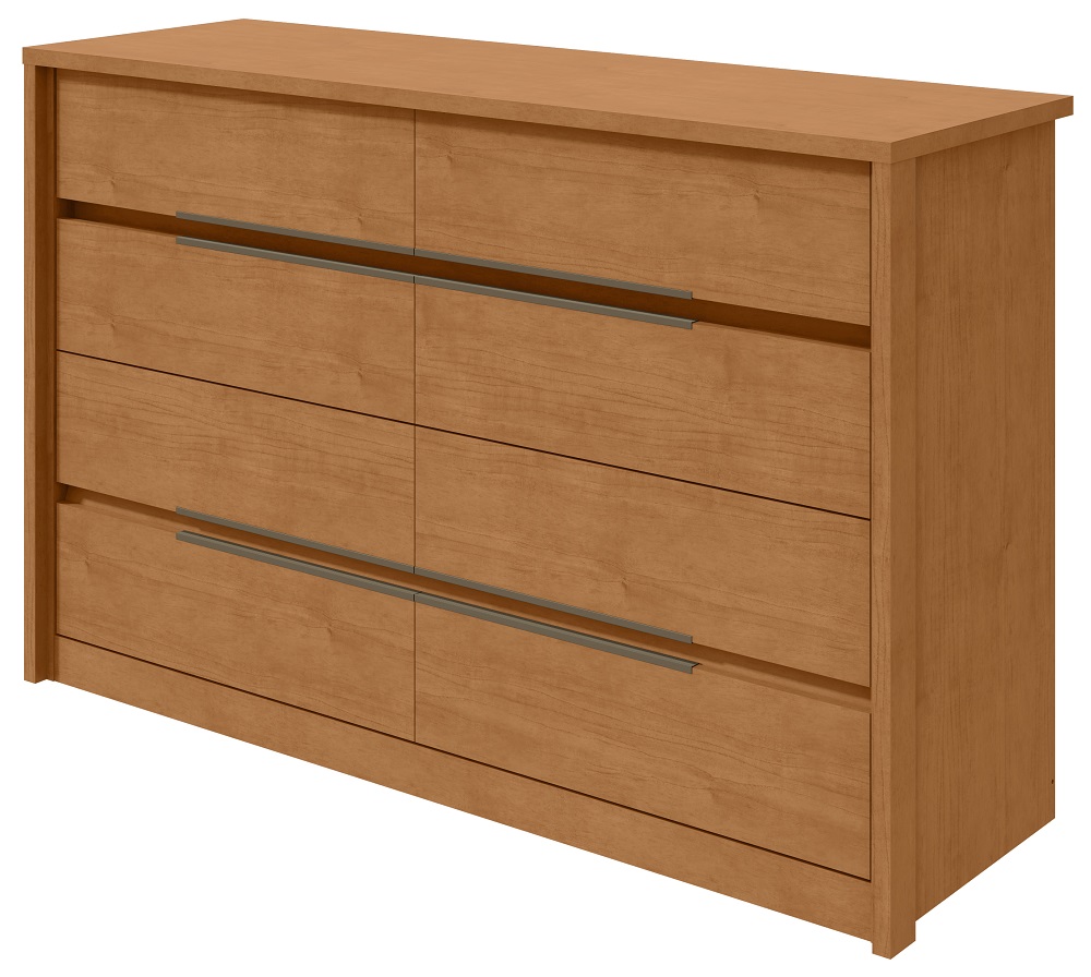 Comoda Urban 8 Gavetas - Lopas Amendoa Clean