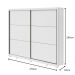 Guarda-Roupa Casal 2 Portas de Correr 6 Gavetas Toronto com Pés - Lopas Branco