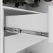 Guarda Roupa Casal 3 Portas 6 Gavetas Spazio com 1 Porta Glass com Pés Lopas Branco