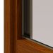 Guarda Roupa Casal 3 Portas 6 Gavetas Spazio com 1 Porta Glass com Pés Lopas Frassino/Off White