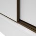 Guarda Roupa Saion 3 Portas com Pés 1 Porta Glass - Lopas Branco