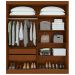Guarda-Roupas Casal 2 Portas 2 Gavetas Zeine com Pés sem Espelho - Lopas Frassino/Off White
