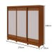 Guarda-Roupas Casal Nice 3 Portas 4 Gavetas Flex com Pés  s/ kit - Lopas Frassino/Off White