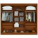 Guarda-Roupas Casal Nice 3 Portas 4 Gavetas Flex com Pés  s/ kit - Lopas Frassino/Off White