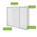 Guarda-Roupas Ollie 274cm 3 Portas 3 Gavetas 7 Prateleiras sem Espelho com Pés 1GAV3 - Lopas Branco