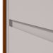 Mesa de Cabeceira 2 Gavetas Loop - Lopas Frassino/Off White