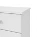 Mesa de Cabeceira 3 Gavetas Baiao - Lopas Branco