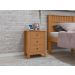 Mesa de Cabeceira 3 Gavetas Maggiore New - Lopas Amendoa Clean