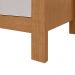 Mesa de Cabeceira 3 Gavetas Maggiore New - Lopas Amendoa Clean/Off White