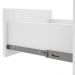 Mesa de Cabeceira 3 Gavetas Maggiore New - Lopas Branco
