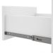 Mesa de Cabeceira 3 Gavetas Maggiore New - Lopas Branco