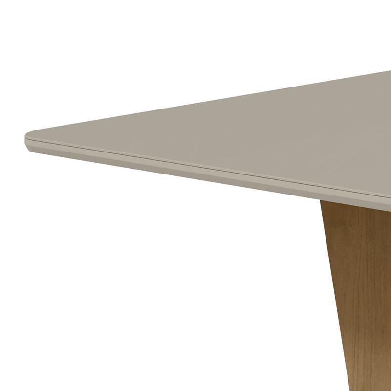 Mesa de Jantar Apogeu 160x80 Amêndoa/Off White - Móveis Lopas