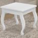 Banqueta Para Penteadeira Em MDF 022034 Branco LPA